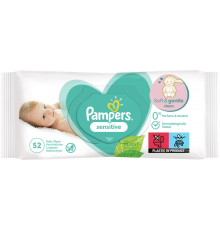 Салфетки влажные Pampers Sensitive 52 шт