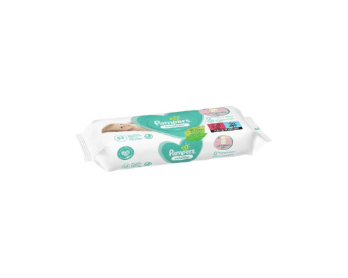 Салфетки влажные Pampers Sensitive 52 шт